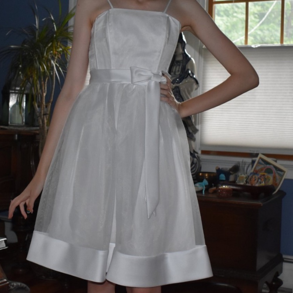 Alfred Angelo White Dress (worn once!)
